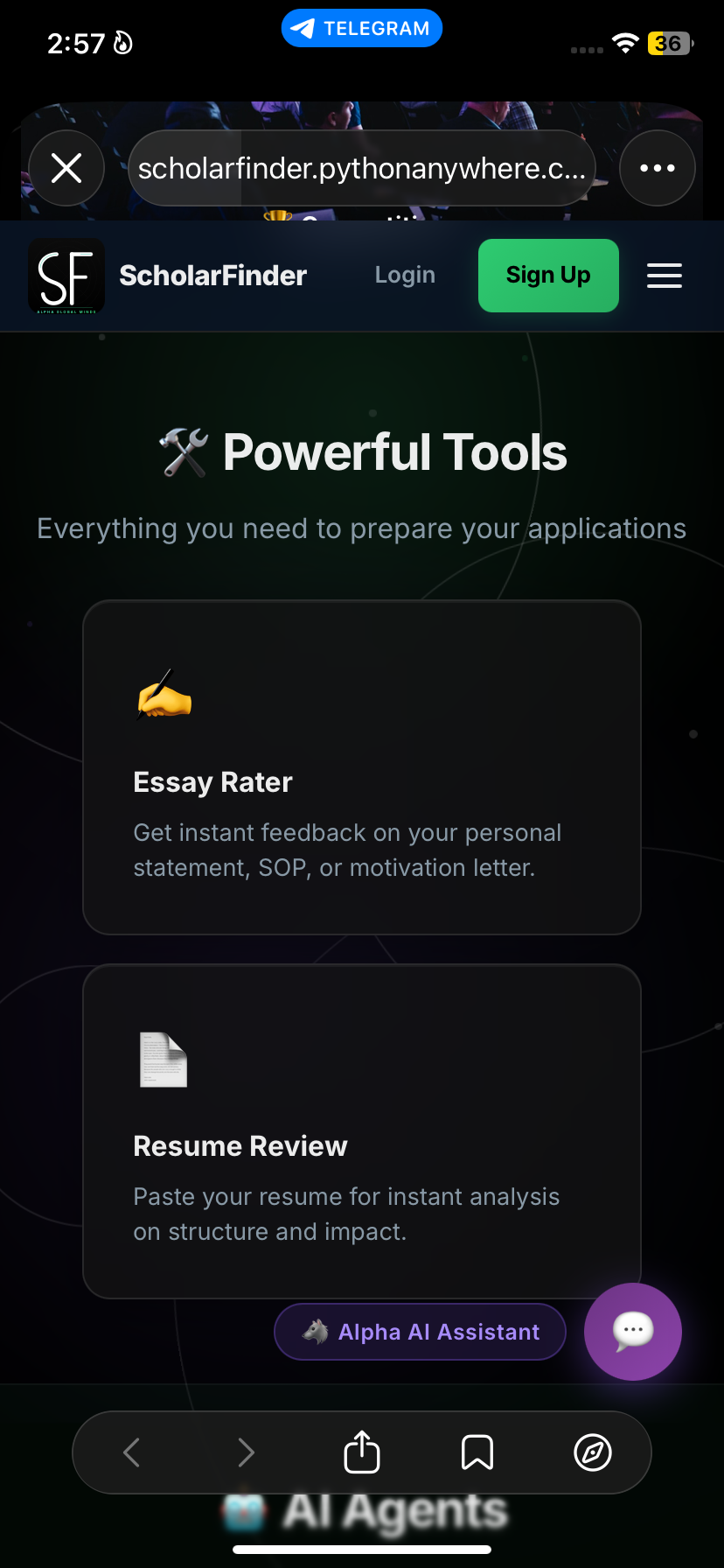 ScholarFinder  - Screenshot 5 showing product features and functionality