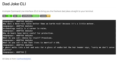 Dad Joke CLI gallery image