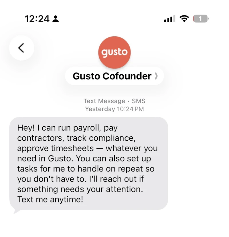 Gusto Cofounder screenshot 4