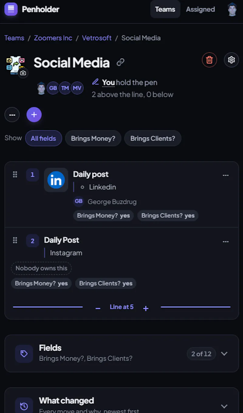 Penholder screenshot 3
