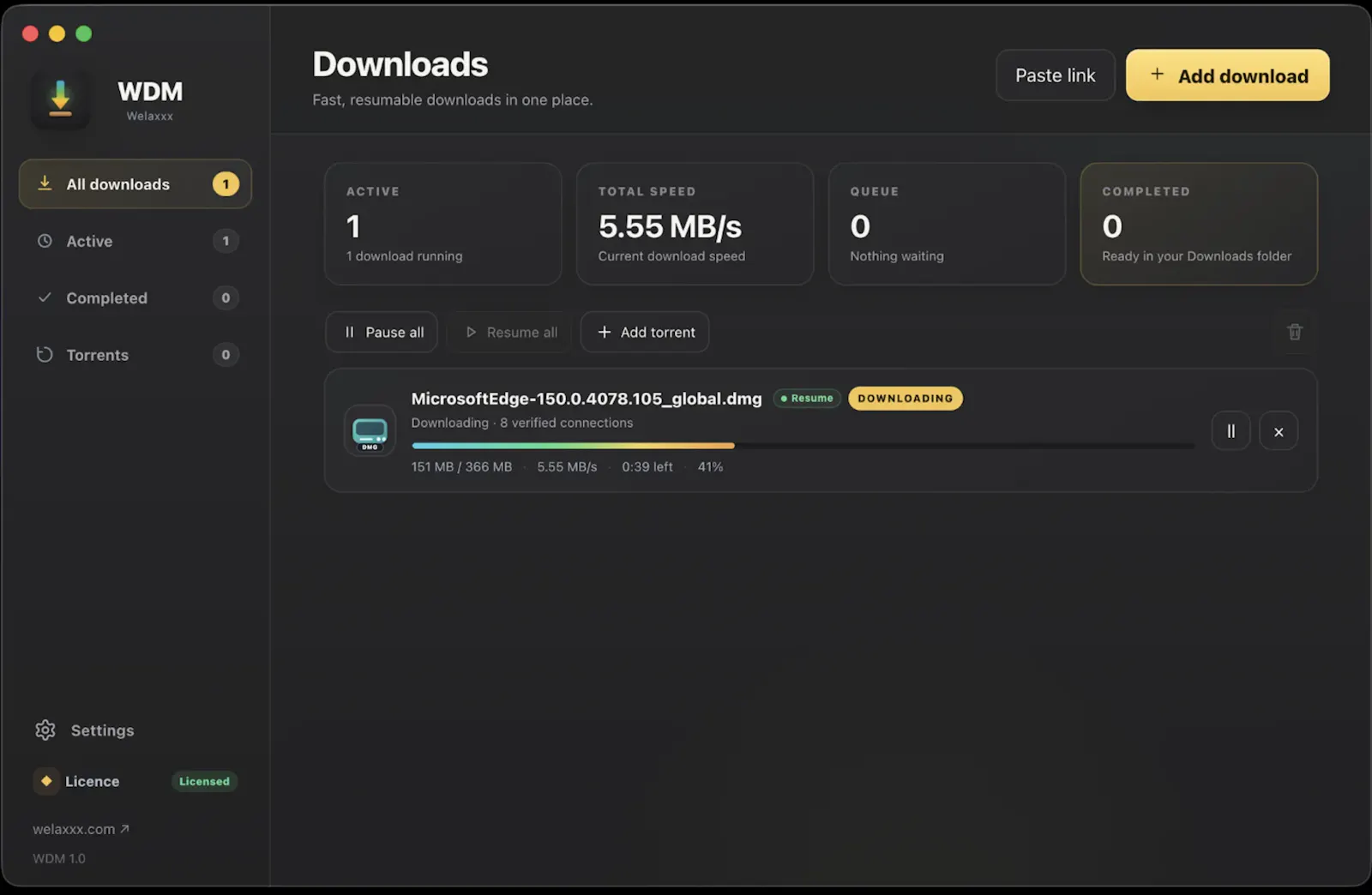 WDM screenshot 3