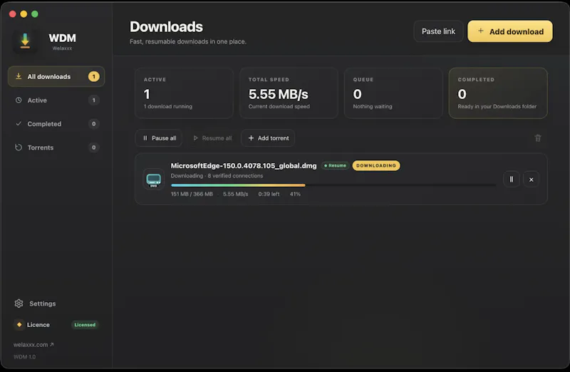 WDM screenshot 3