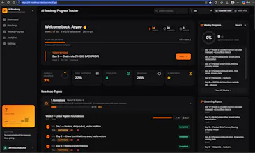 AI ROADMAP AND PROGRESS TRACKER gallery image