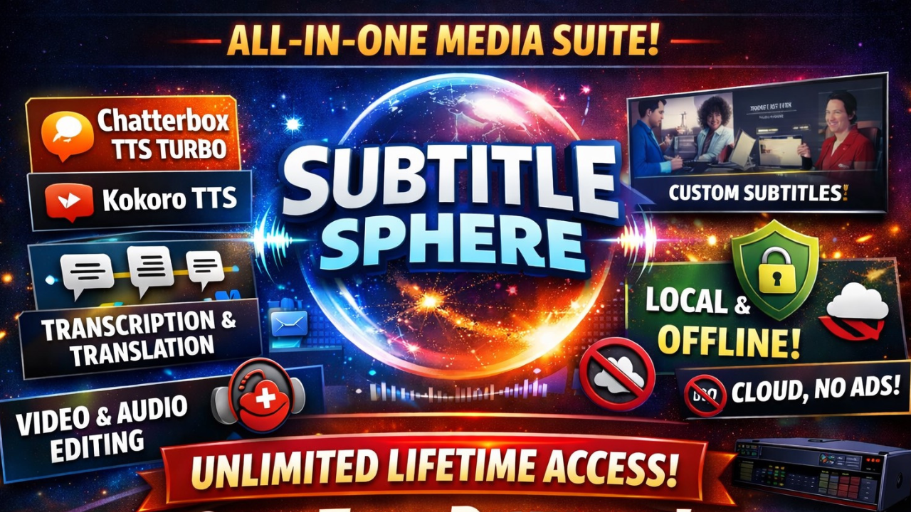 Subtitle Sphere:All-in-One AI Media Tool - Screenshot 2 showing product features and functionality