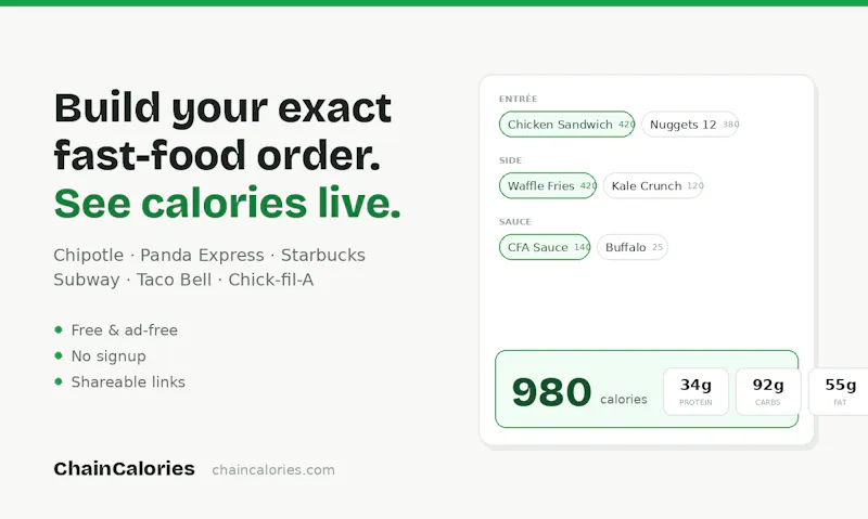ChainCalories screenshot 1