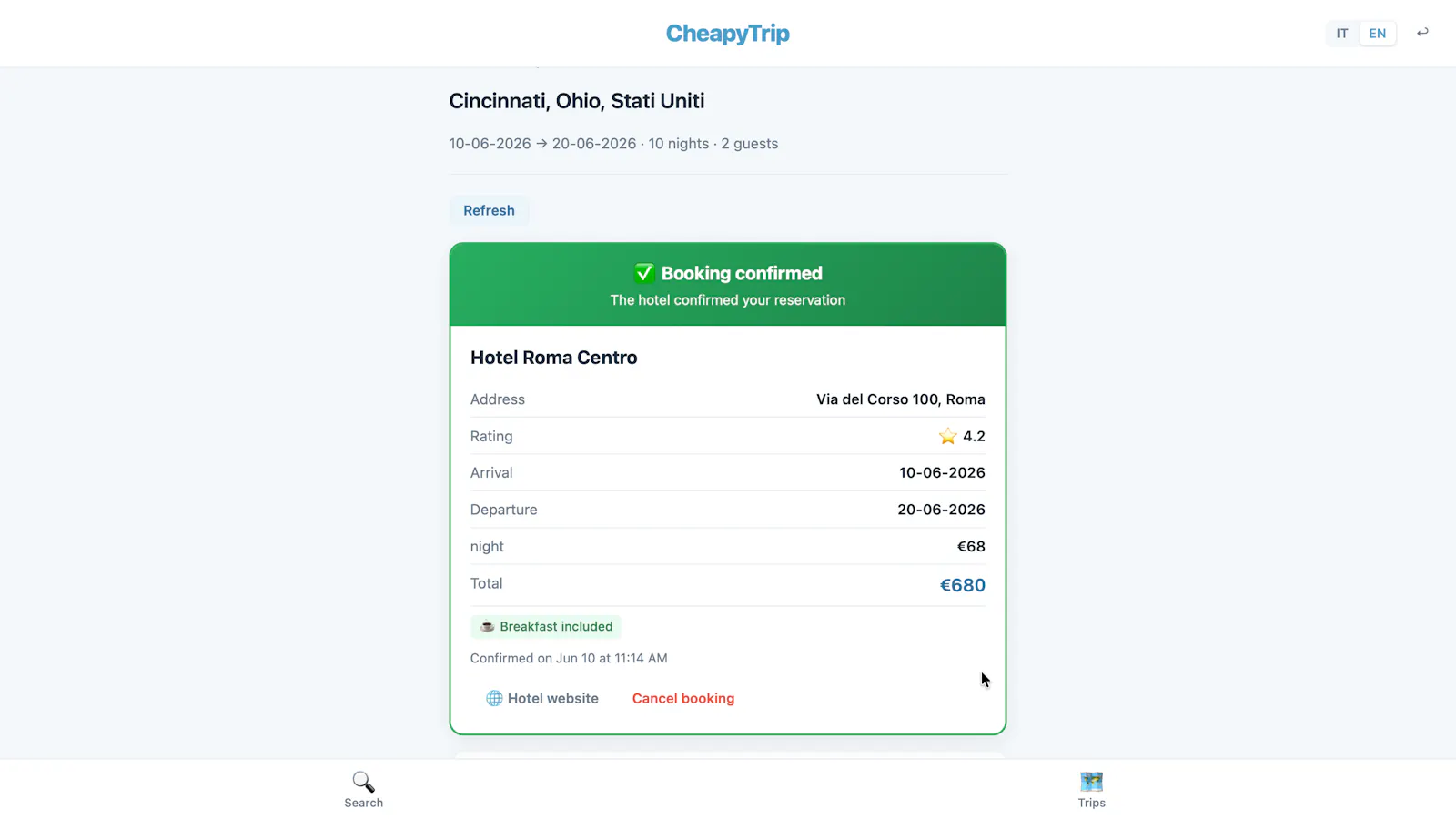 CheapyTrip screenshot 5