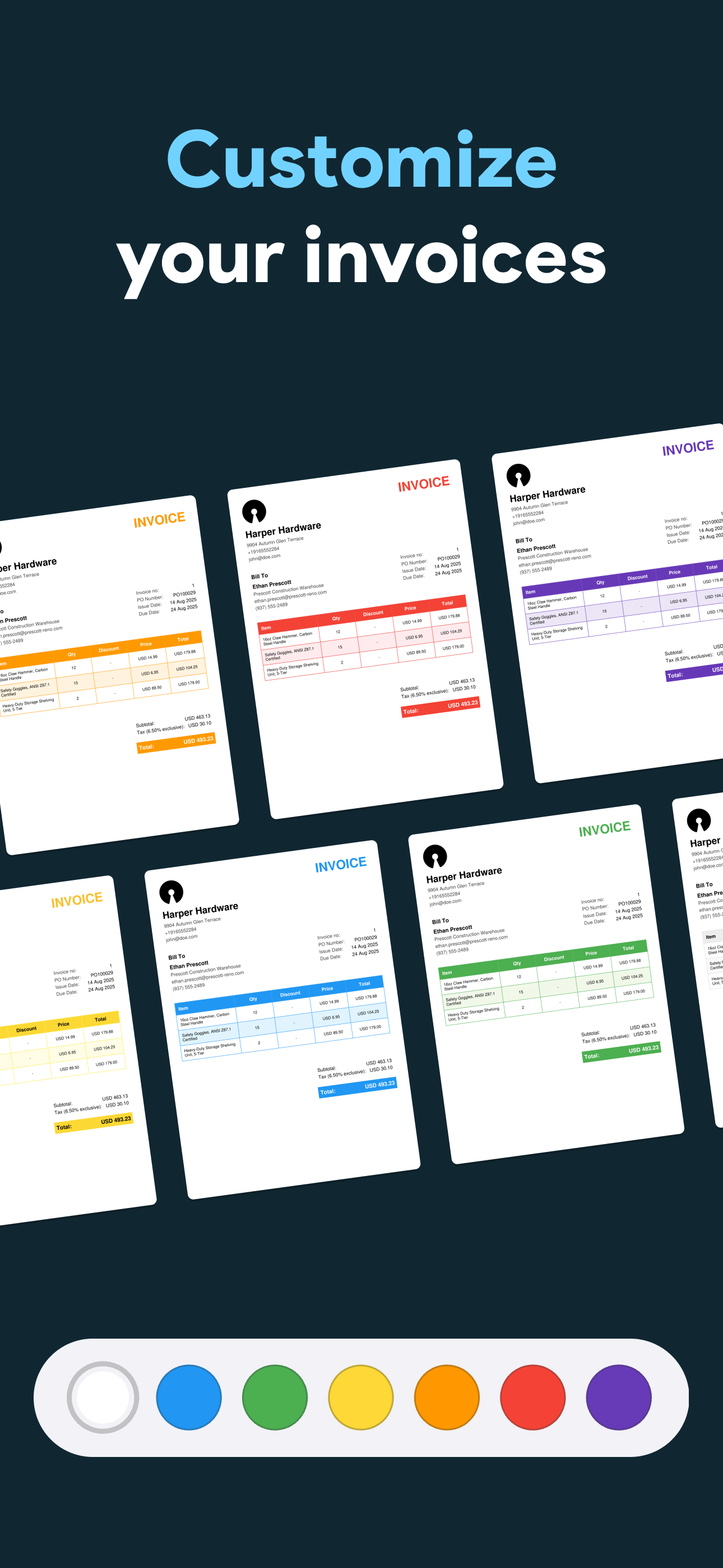 Média Facture Maker: Bills & Receipts - Factures et reçus rapides - Conçu pour les pigistes et les pmies 6