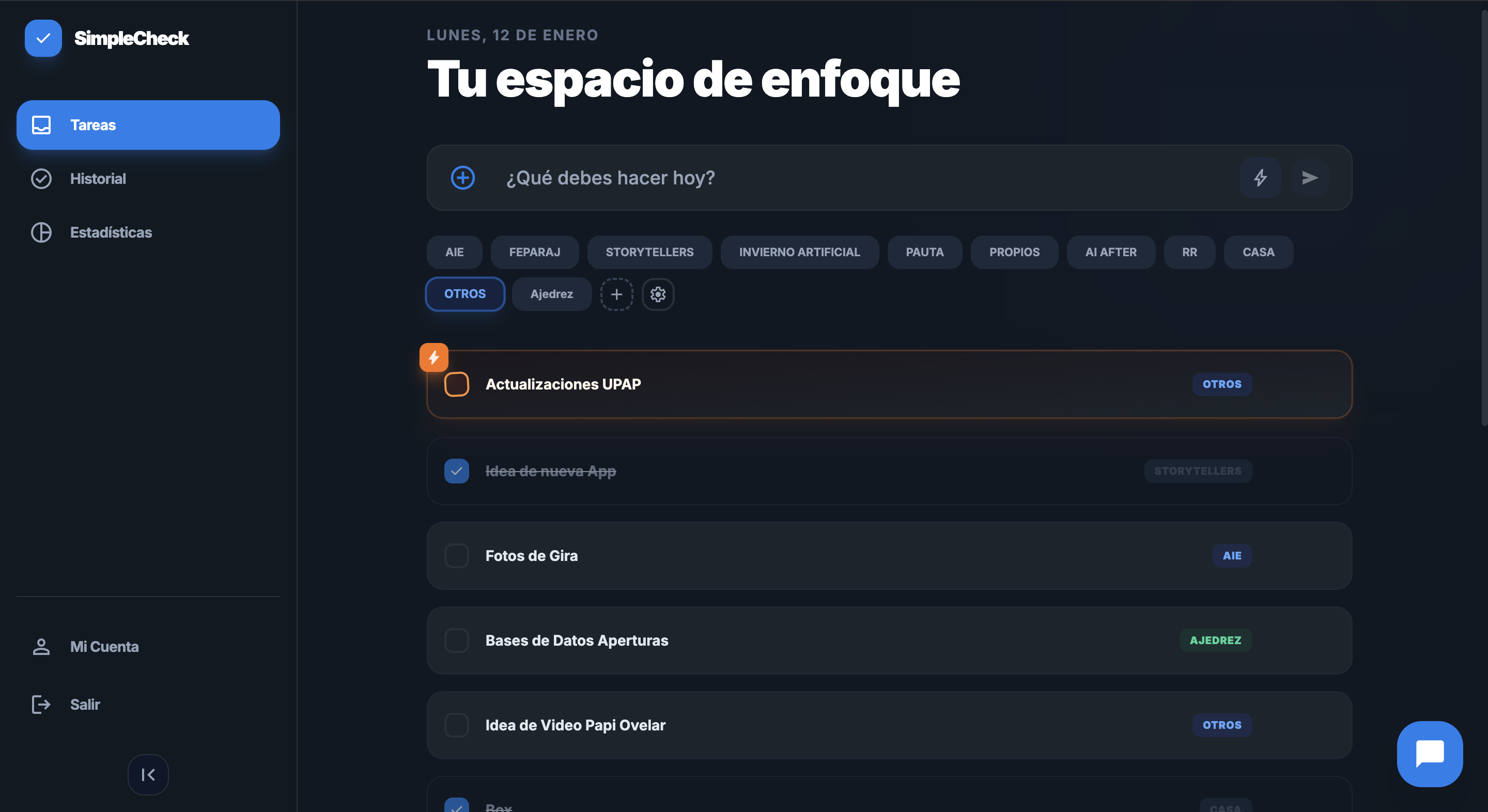 SimpleCheck - Screenshot 2 showing product features and functionality