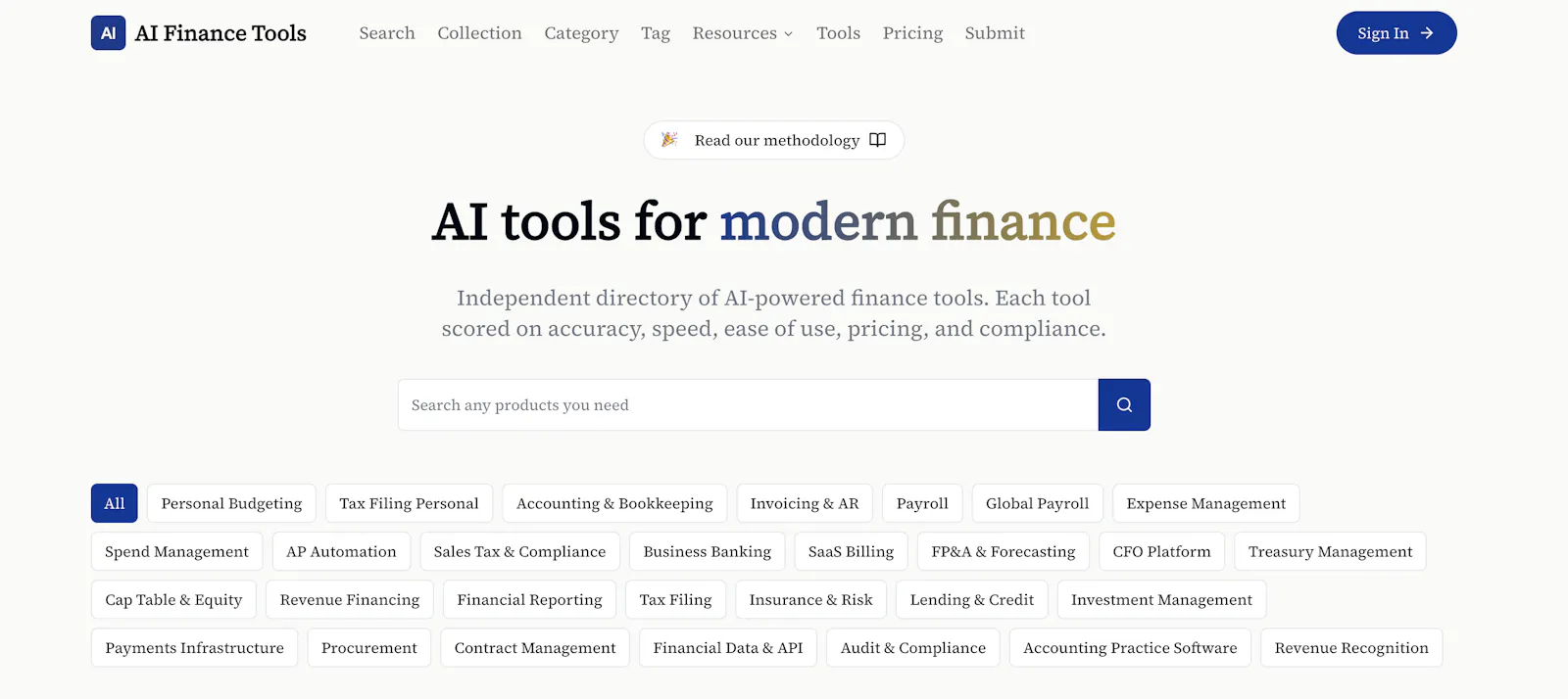 AI Finance Tools screenshot 1