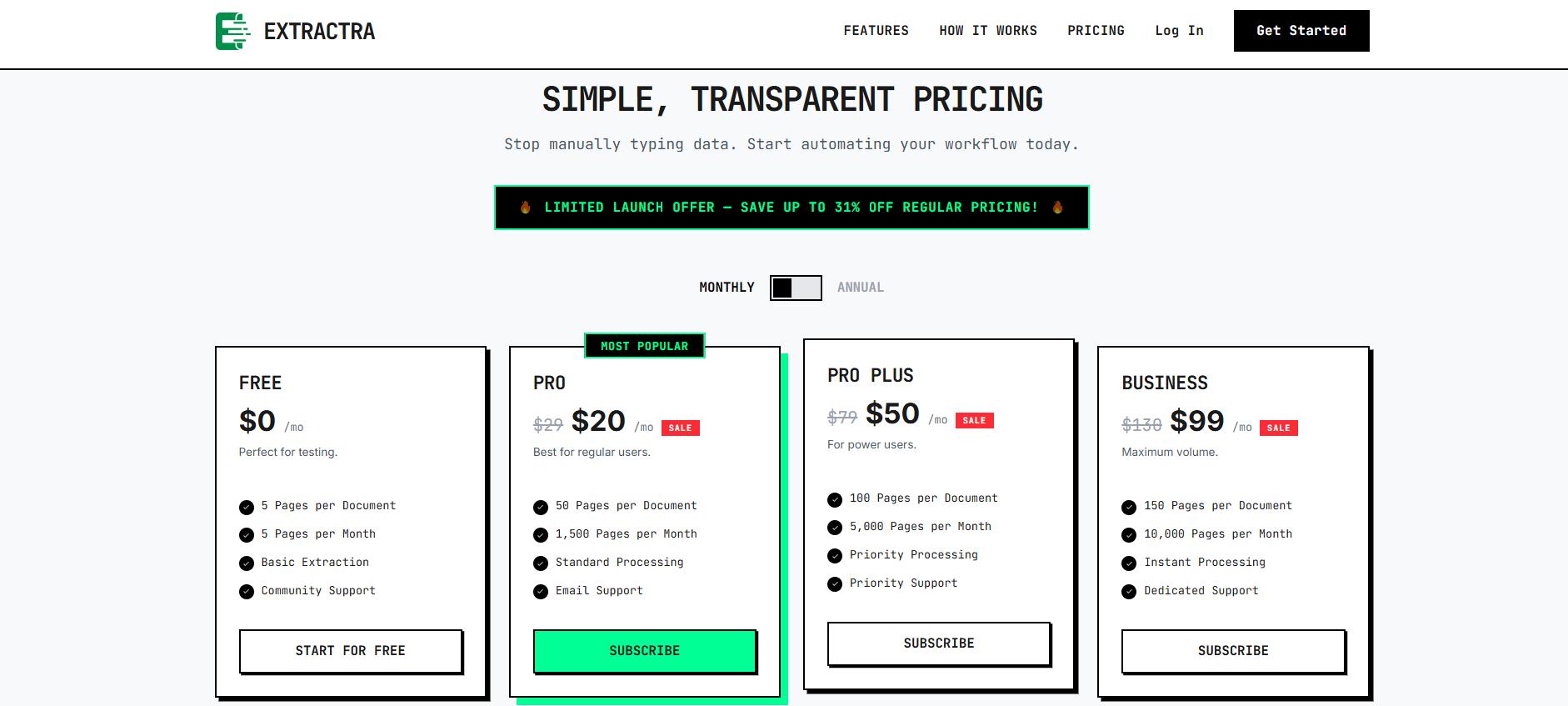 Extractra - Screenshot 4 showing product features and functionality