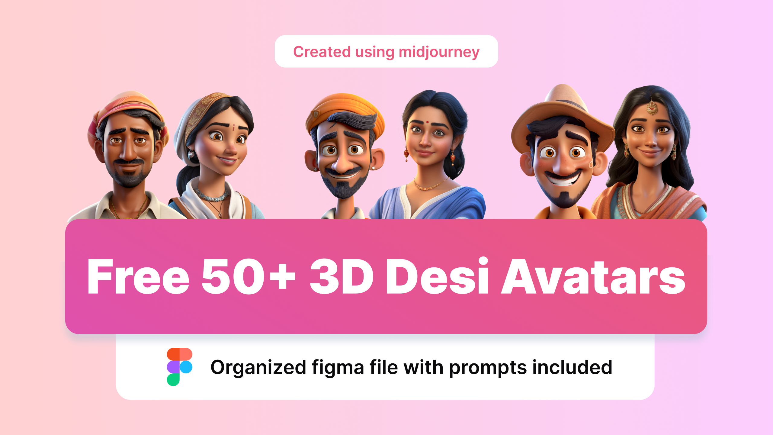 startuptile Desi Avatars-Free 50+ 3D desi avatars