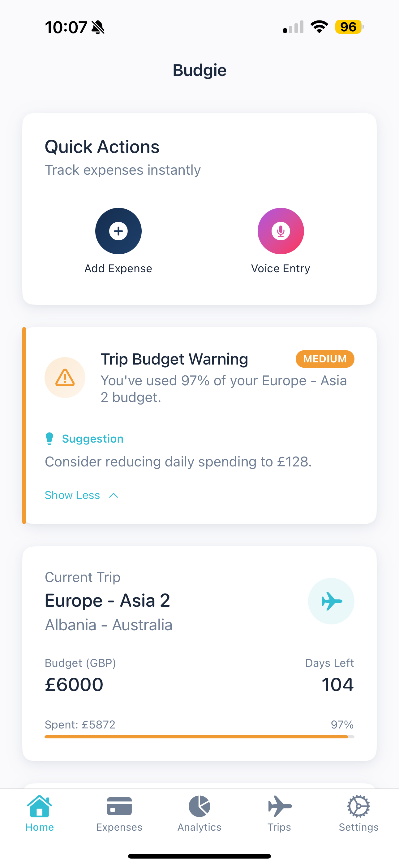 BudgieAI - Expense Tracker gallery image