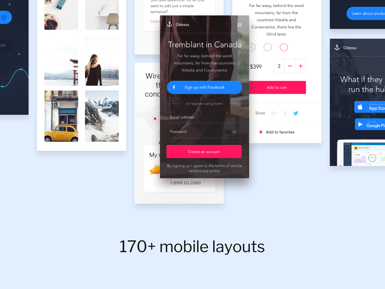 Odessa UI Kit gallery image