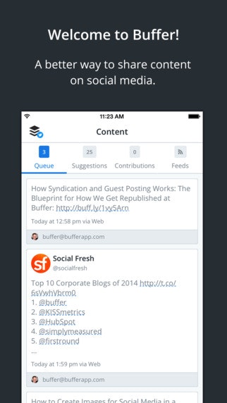 Buffer for iPad & iOS 8 gallery image