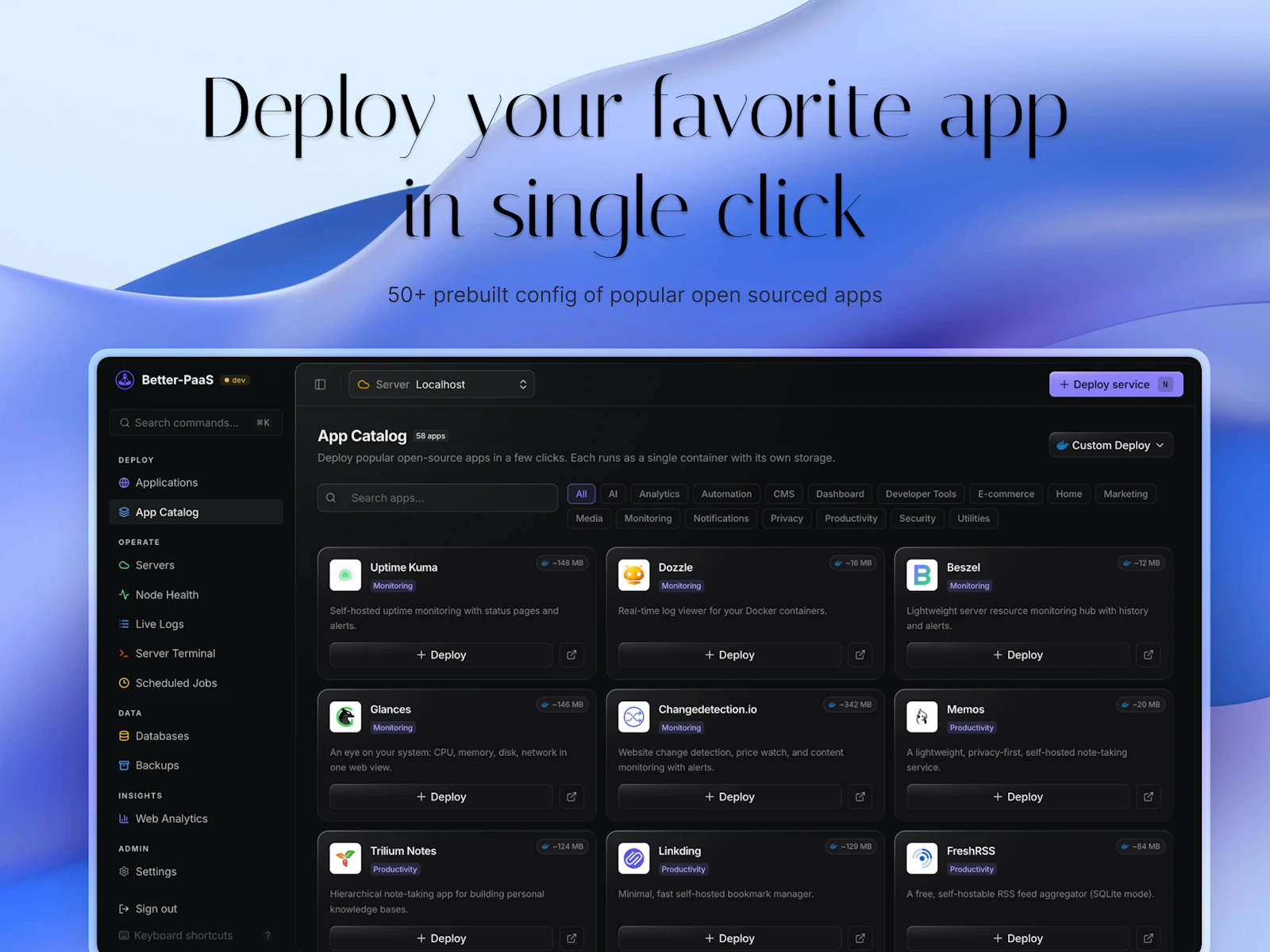 Better-PaaS screenshot 3
