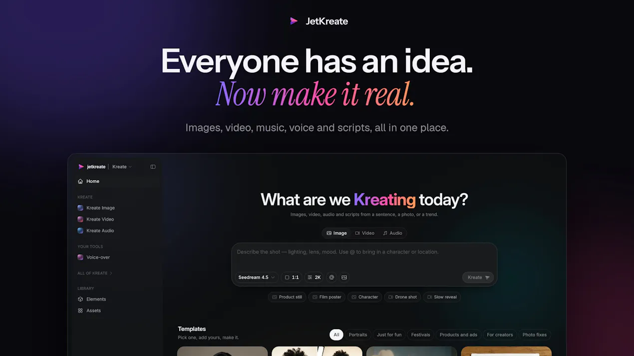 JetKreate product