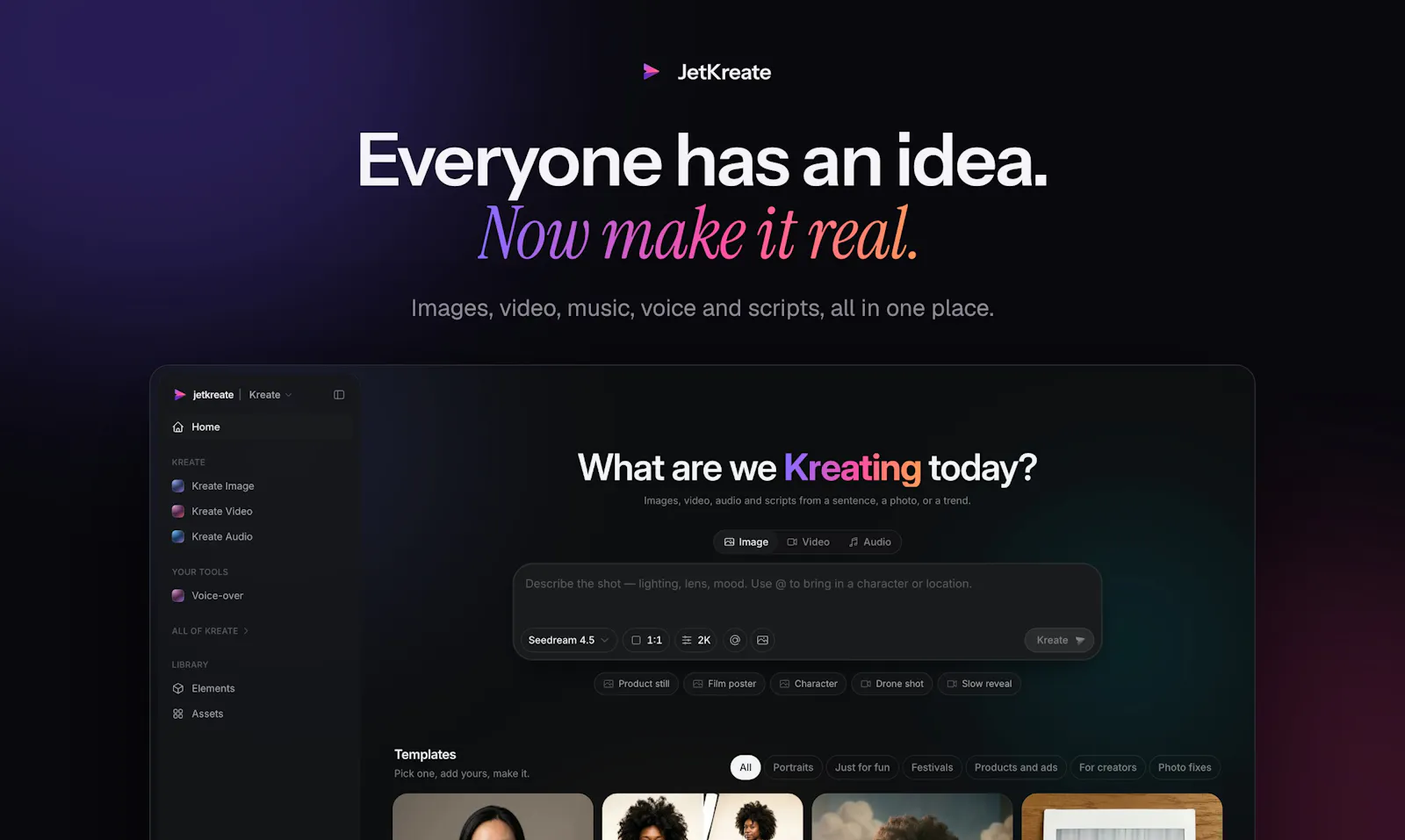 JetKreate screenshot 1