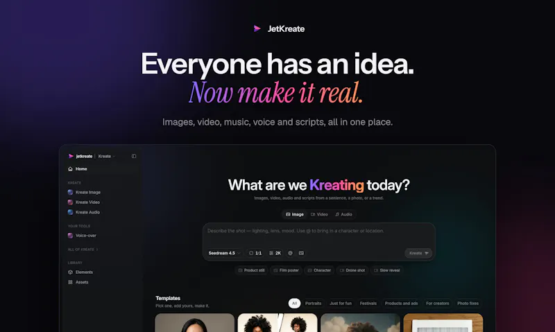 JetKreate screenshot 1
