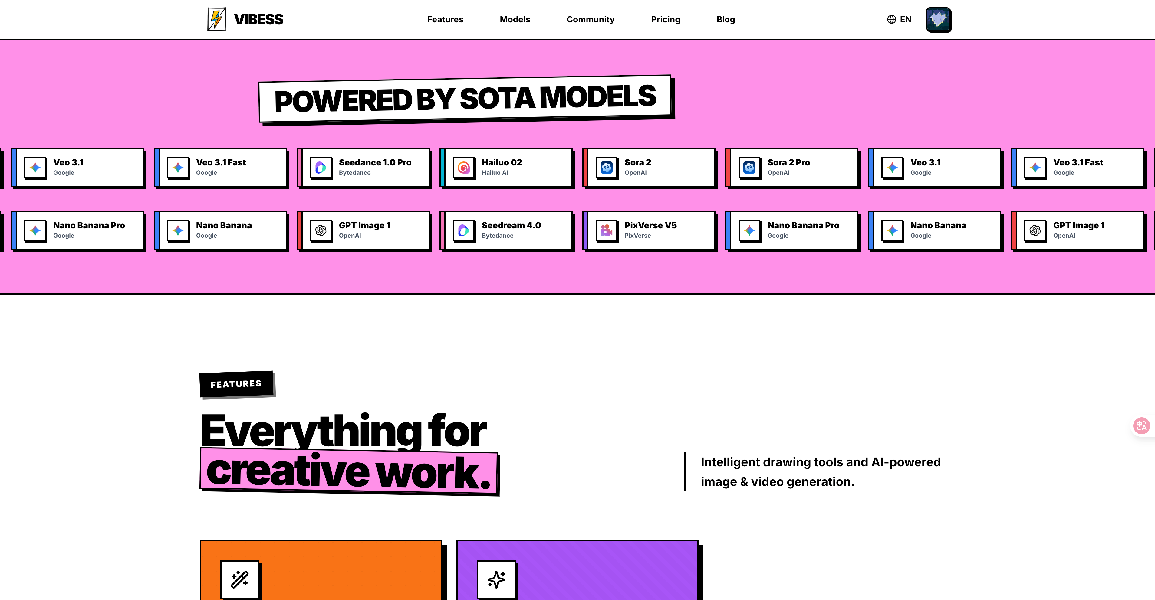 Vibess - Main product screenshot demonstrating key features and user interface