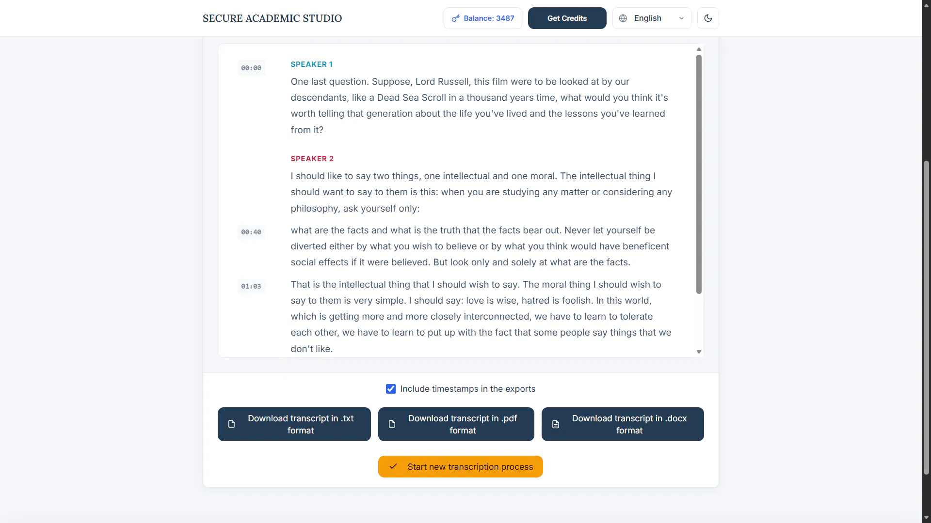 Secure Interview & Speech Transcriber gallery image