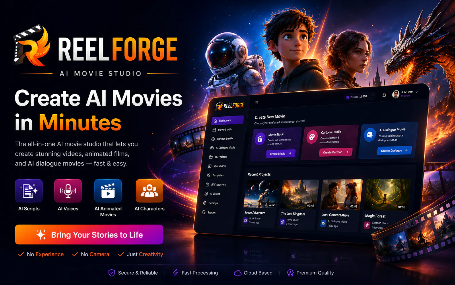 ReelForge logo
