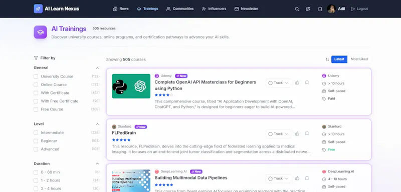 AI Learn Nexus- A Curated AI Hub screenshot 3