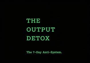 Output Detox Protocol gallery image