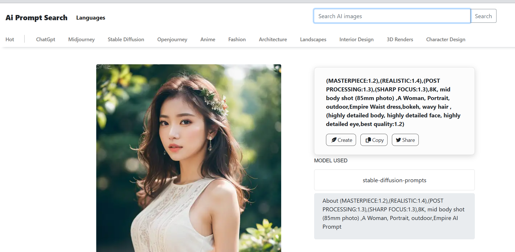 Ai Prompt Search