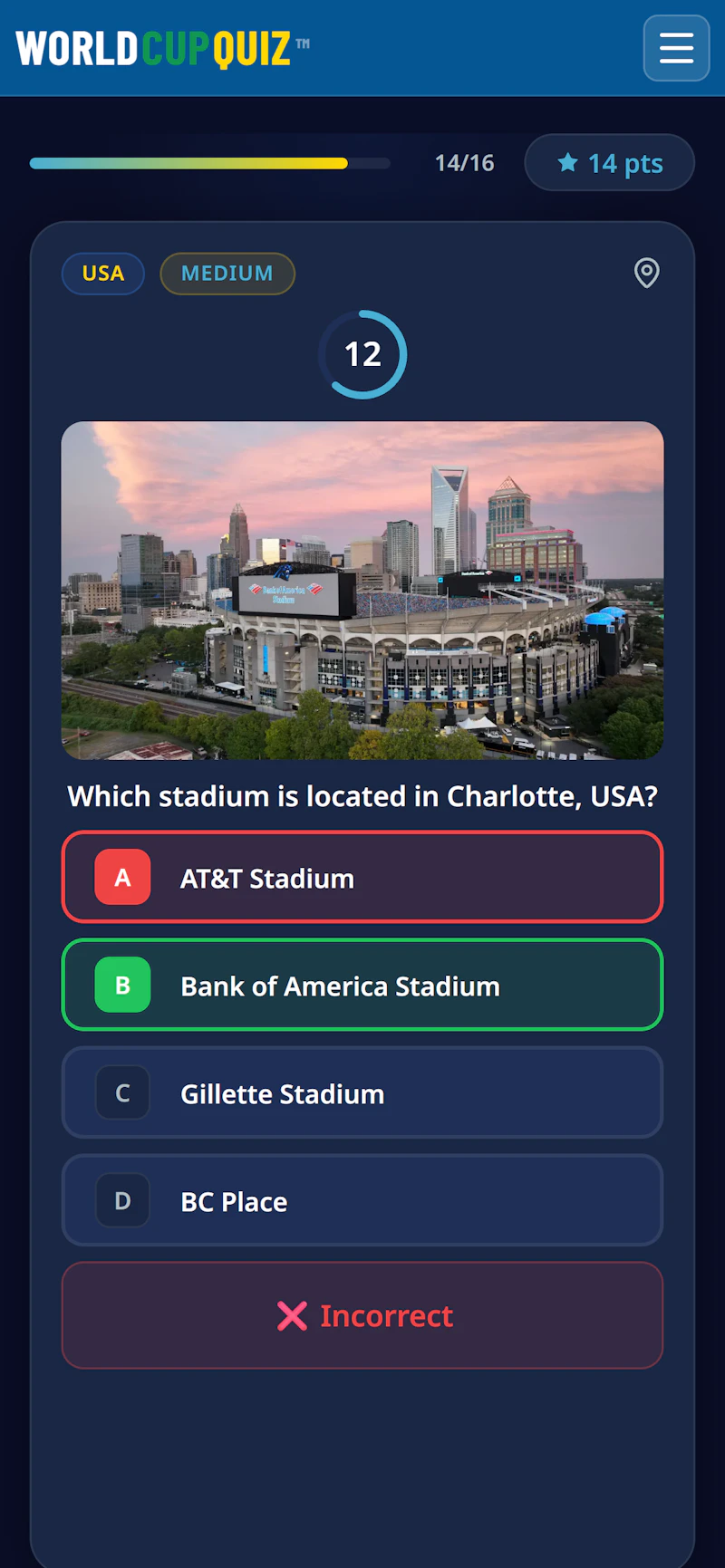 WorldCupQuiz screenshot 3