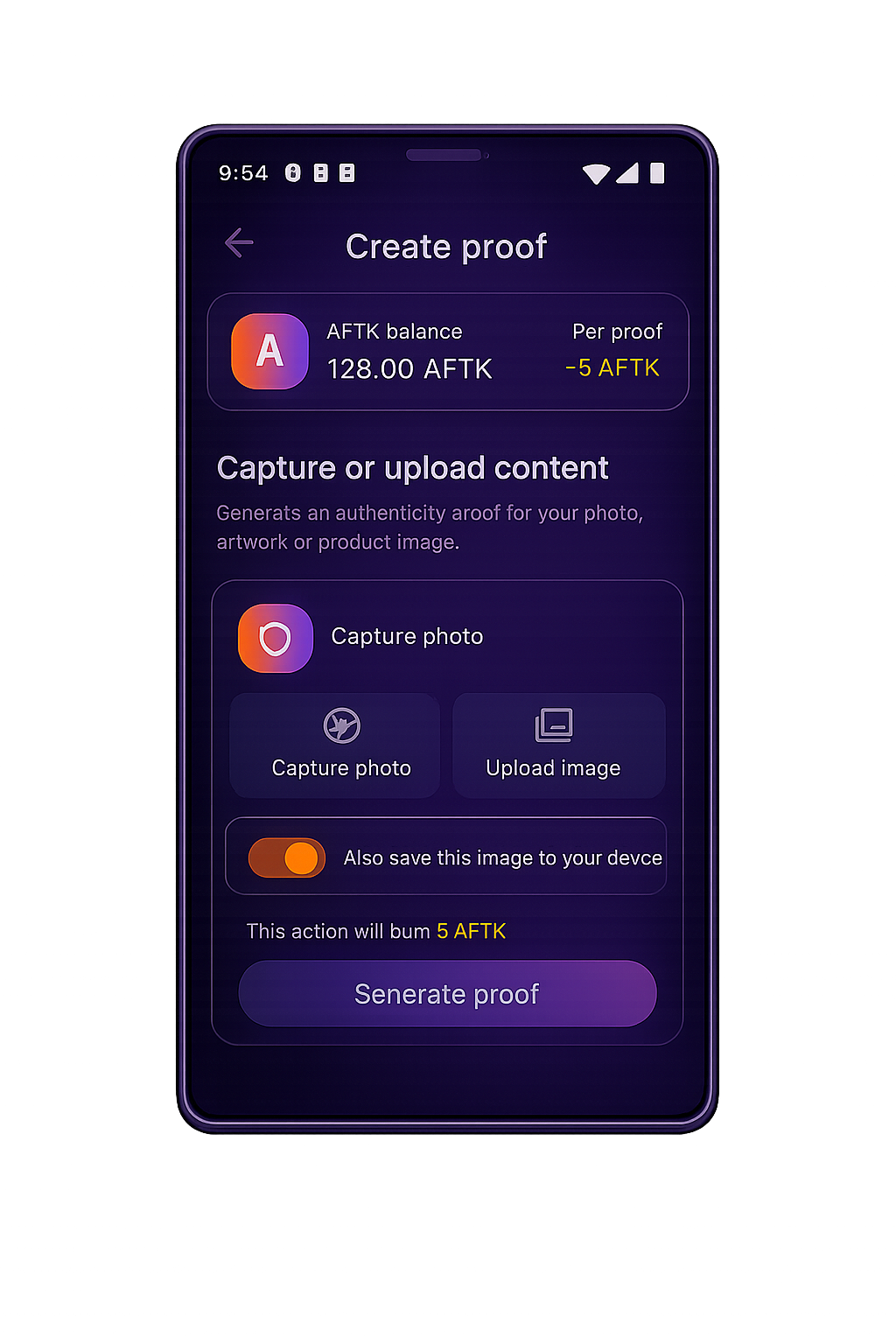 AntiFake - Screenshot 3 showing product features and functionality