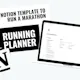 running planner