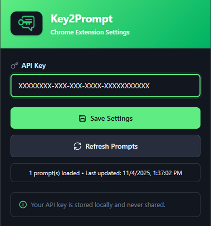 Key2Prompt gallery image