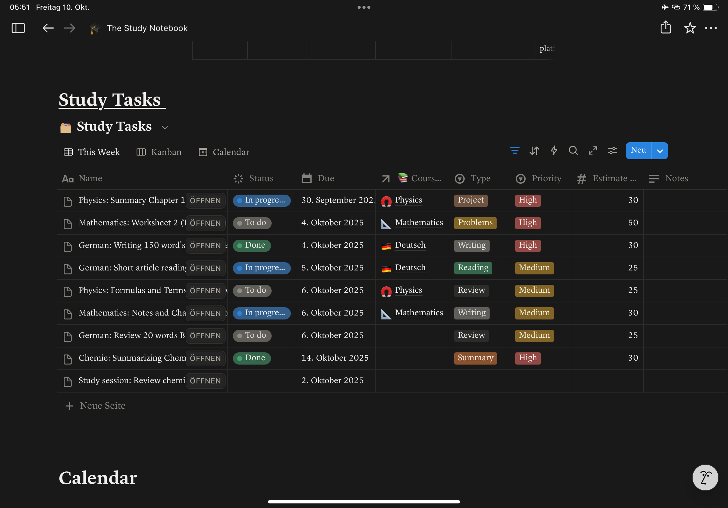 Notion Study &Organization Template 2026 gallery image