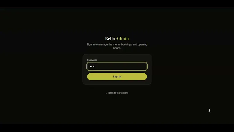 Bella Italia screenshot 1 (video preview)
