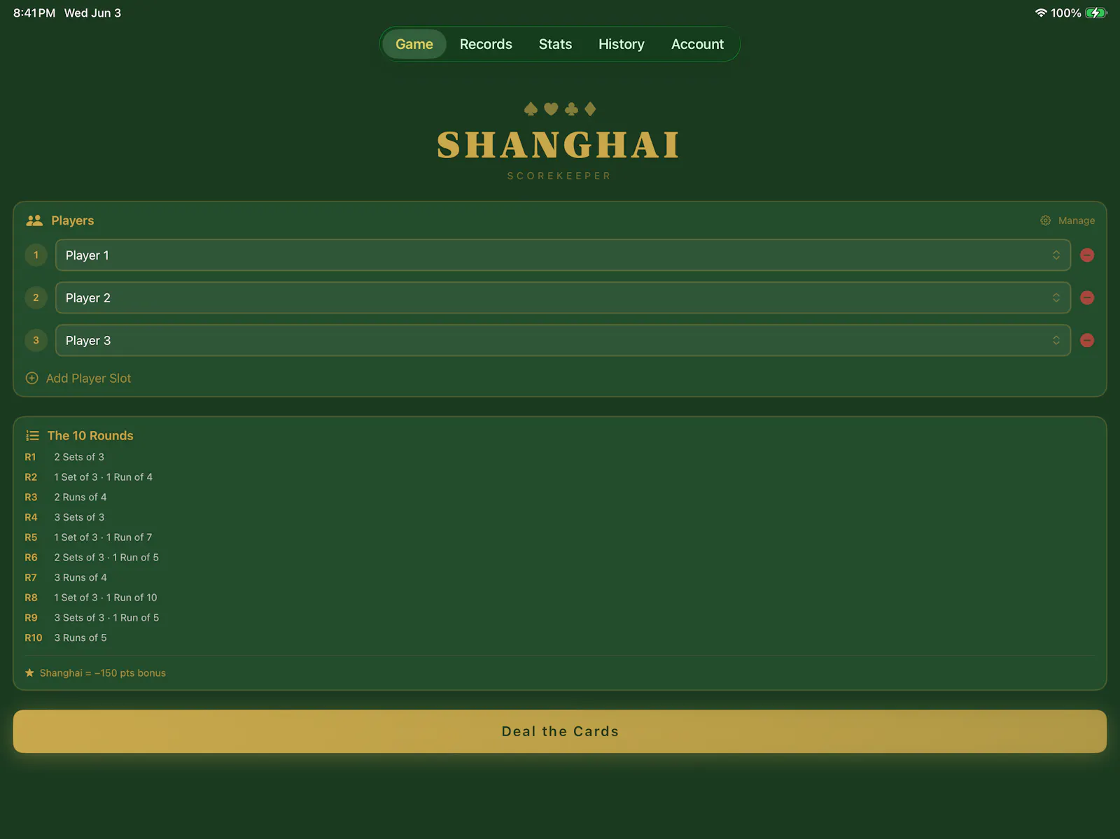 Shanghai Scorekeeper screenshot 1