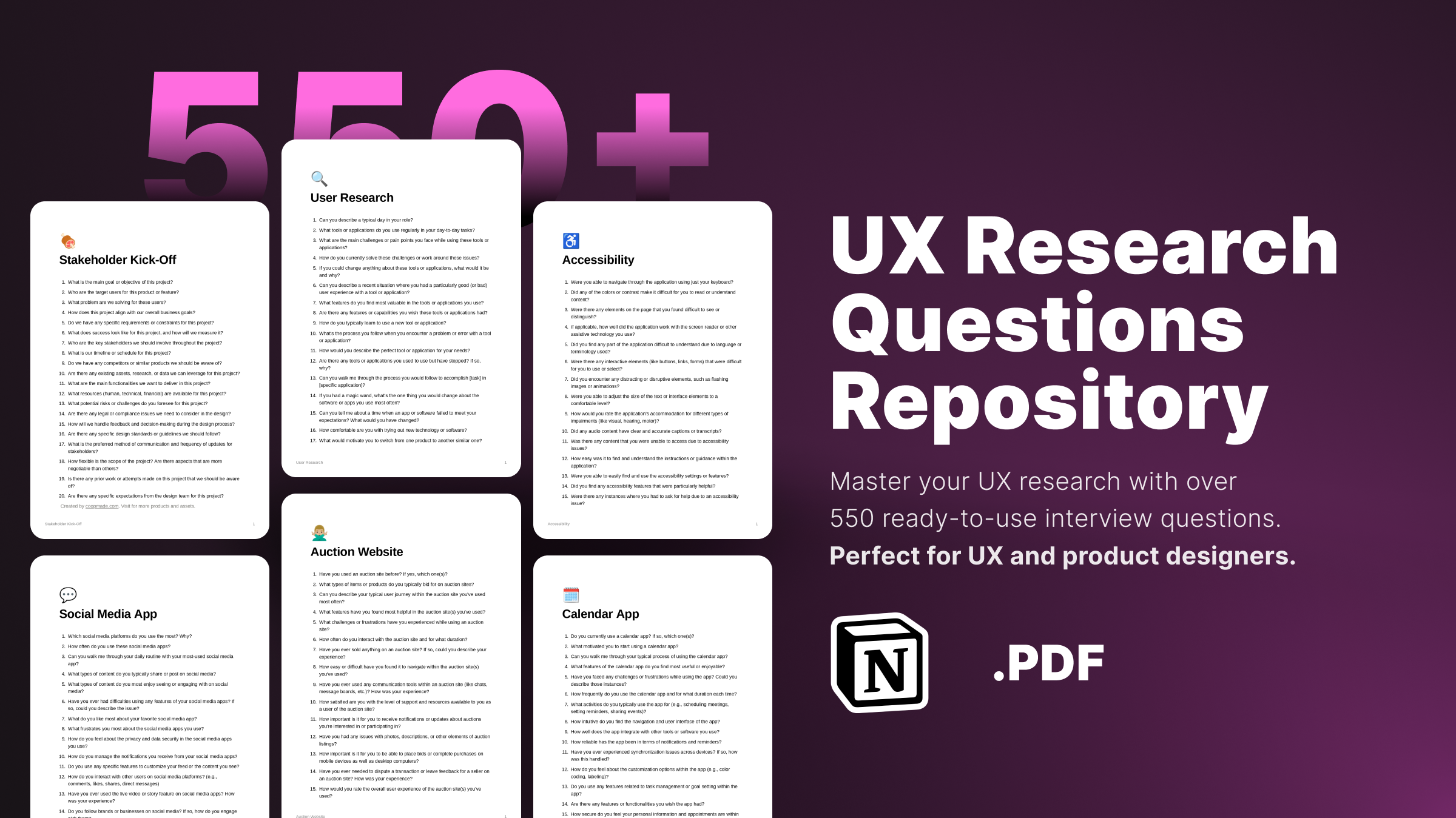 Questions de recherche UX media 1
