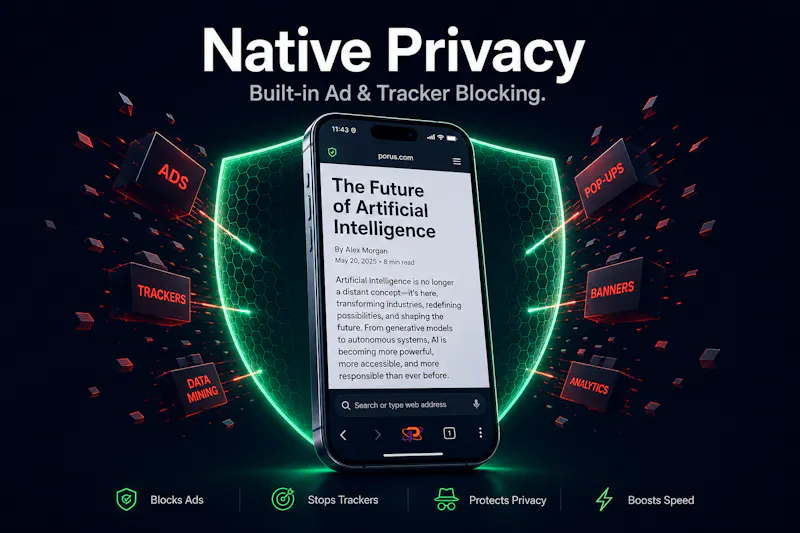 Porus Browser screenshot 3