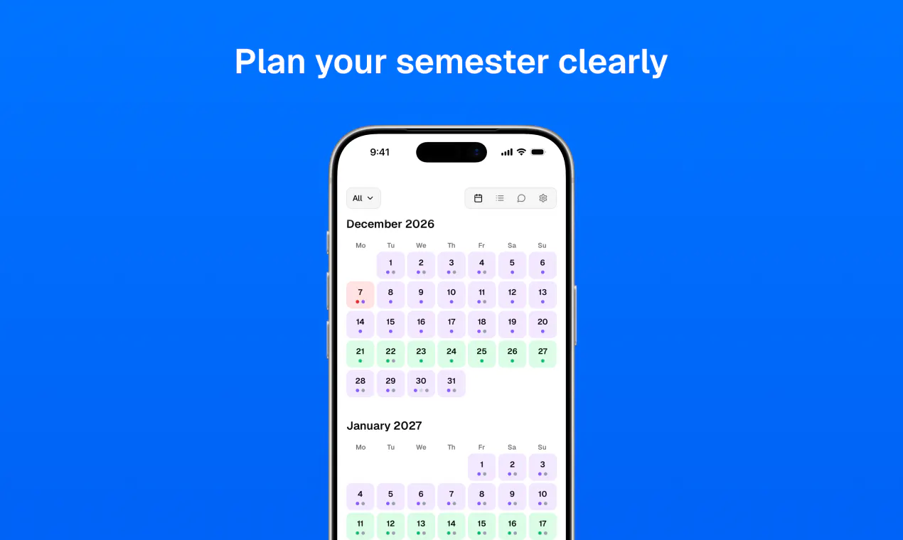Bila UiTM Cuti — Academic Calendar gallery image