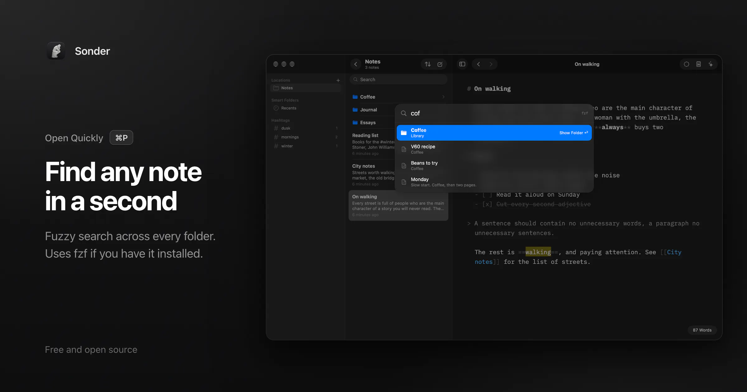 Sonder Markdown Editor gallery image