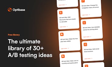 A/B testing ideas library gallery image