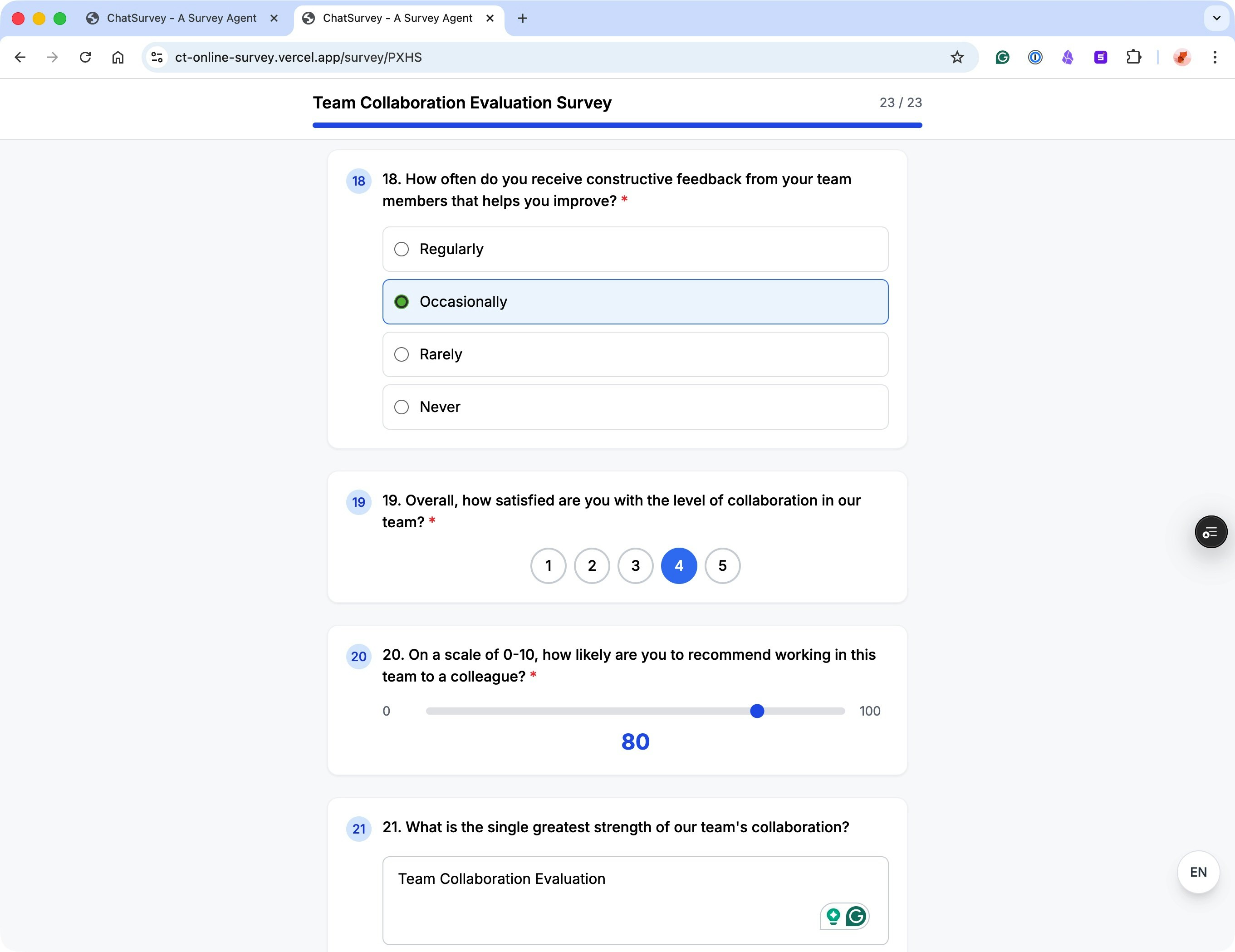 ChatSurvey gallery image