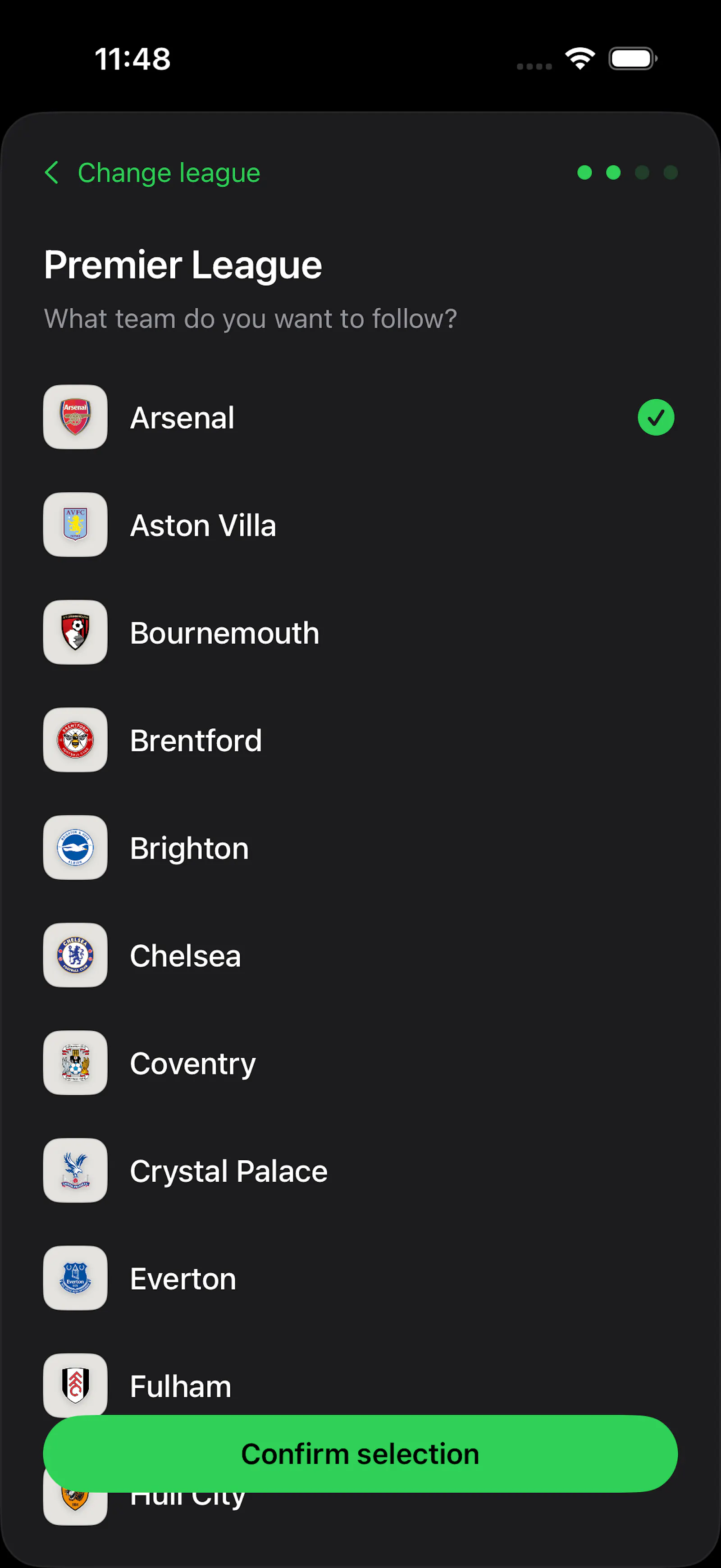 FootyMate screenshot 2