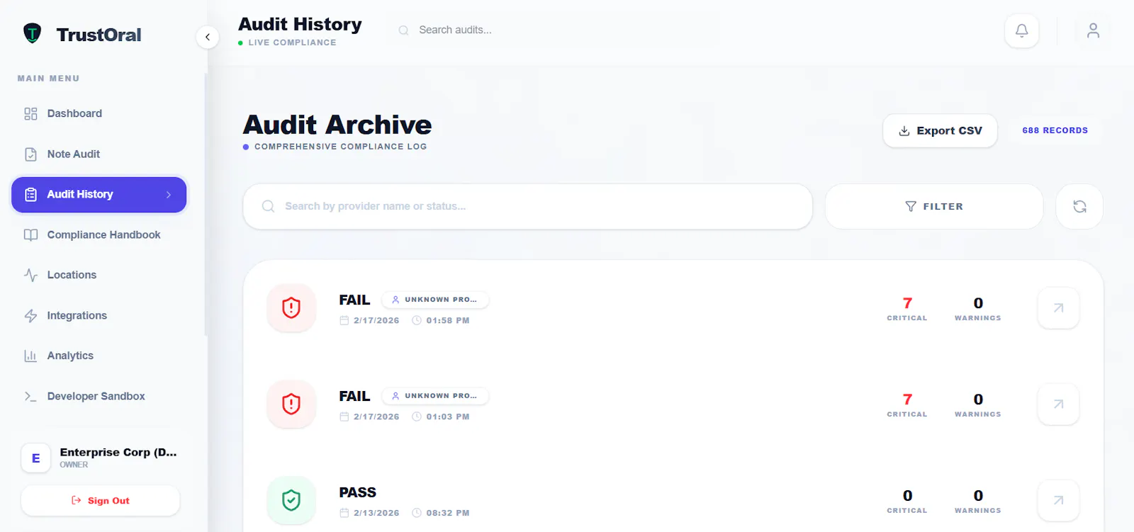 TrustOral screenshot 2