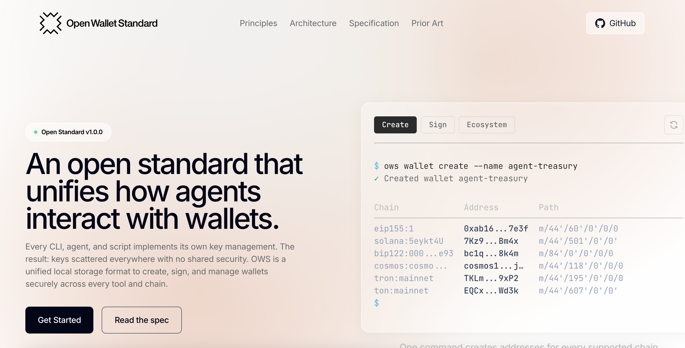Open Wallet Standard