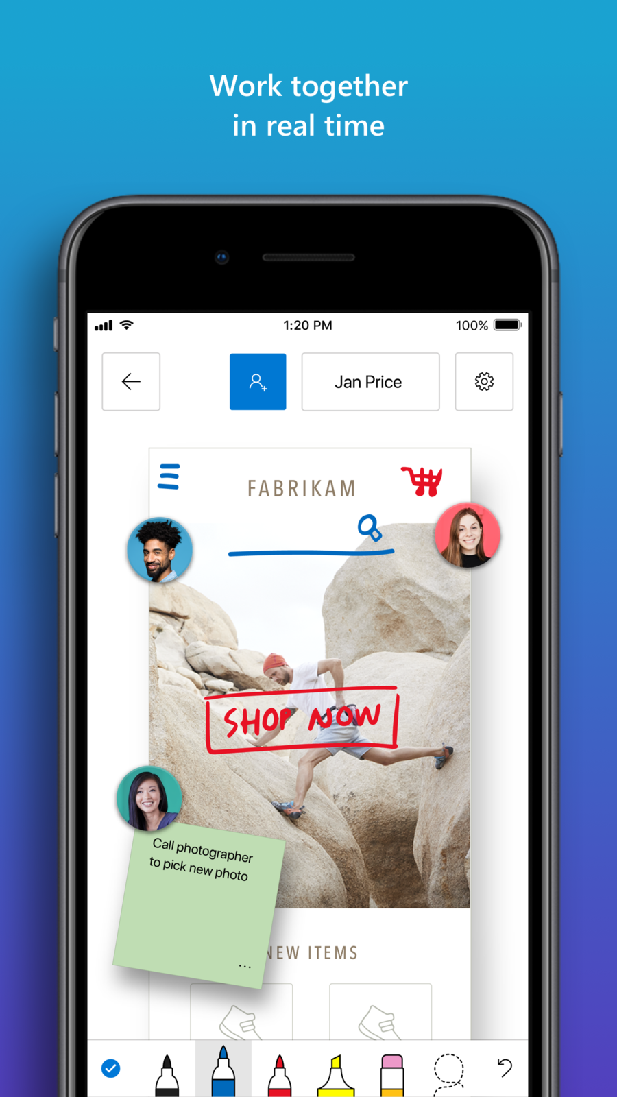 Microsoft Whiteboard for iOS & Web gallery image