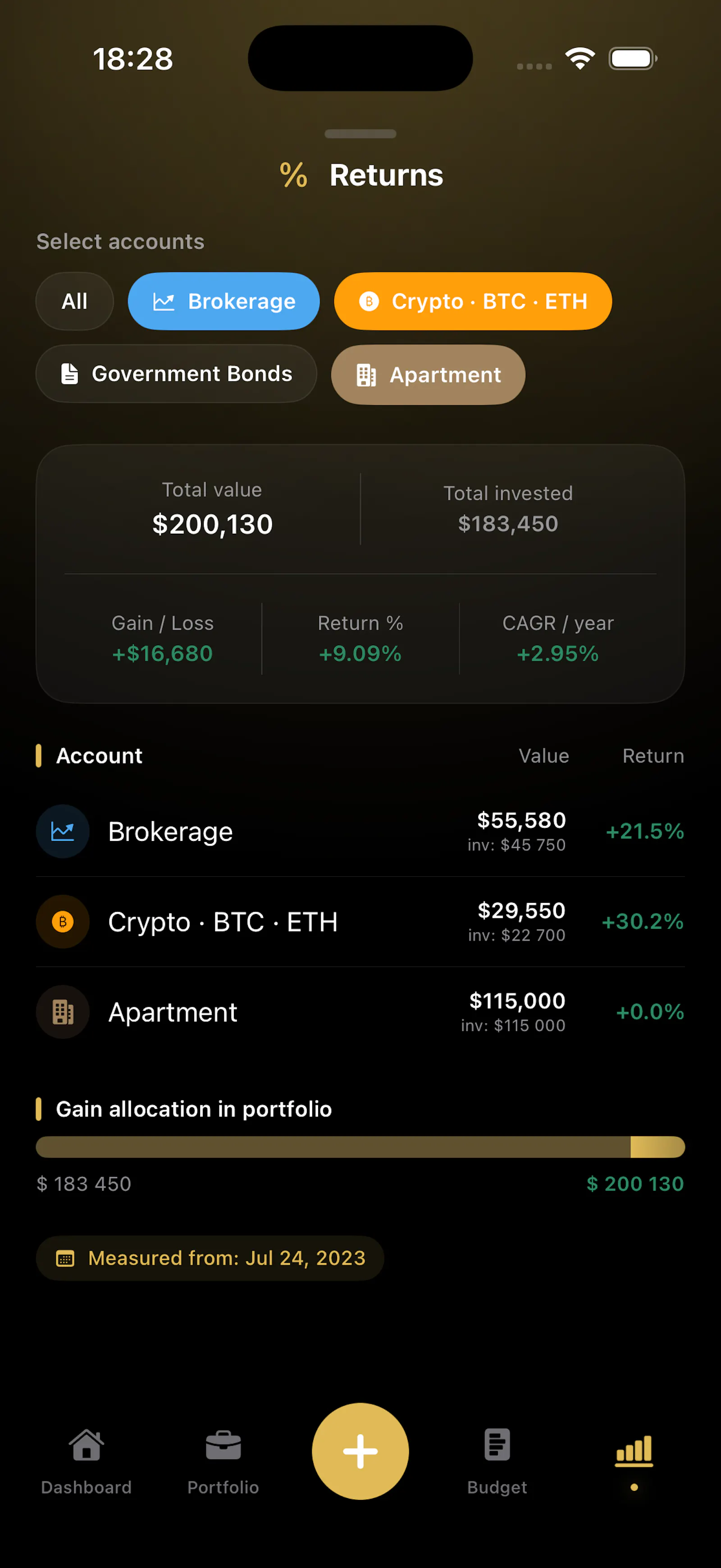 BeWealthy — Personal finance for IPhone screenshot 5