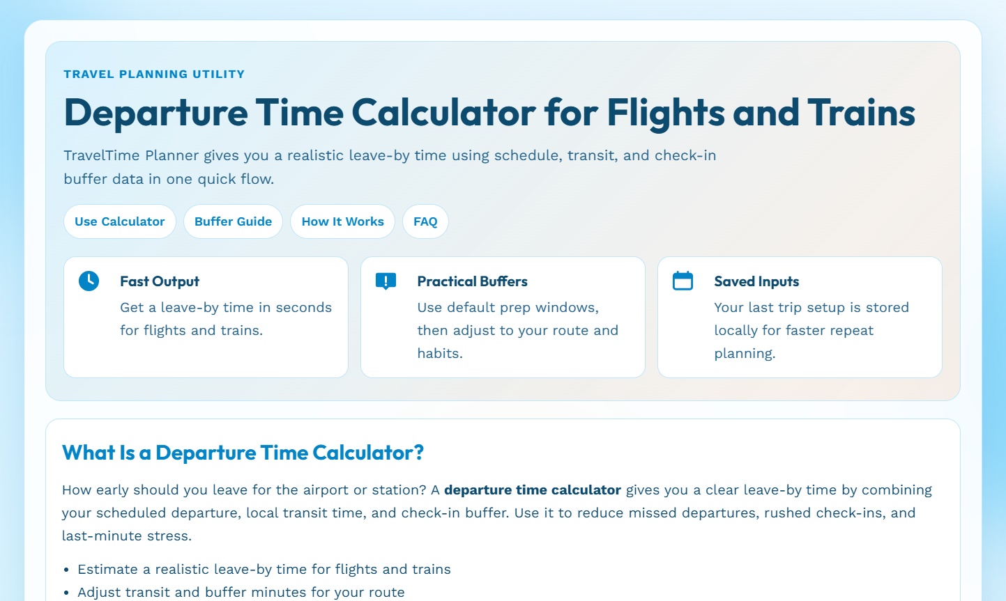 TravelTime Planner - Product Hunt launch logo and brand identity