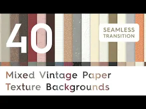 40 Mixed Vintage Paper Textures gallery image