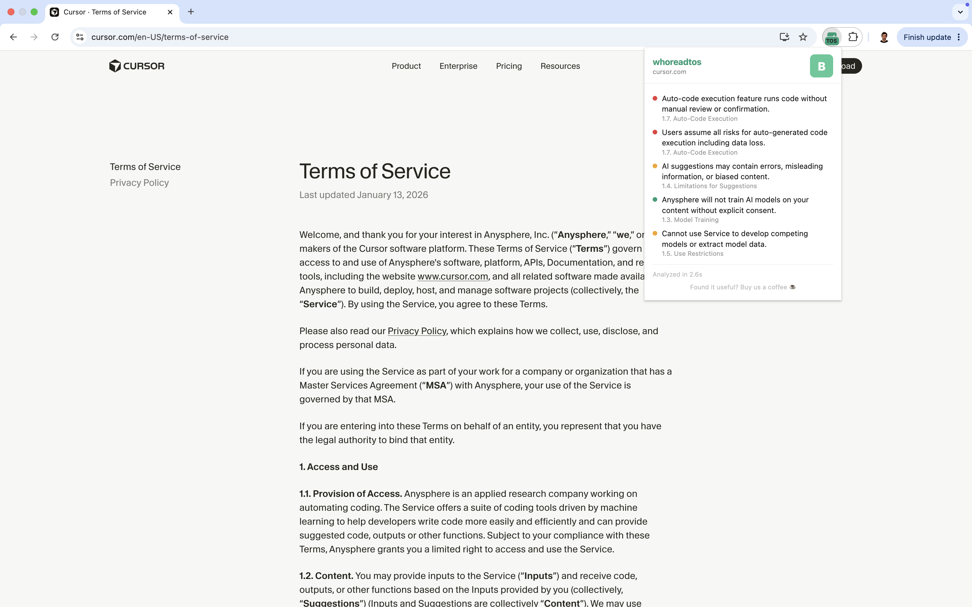 Who Read ToS gallery image