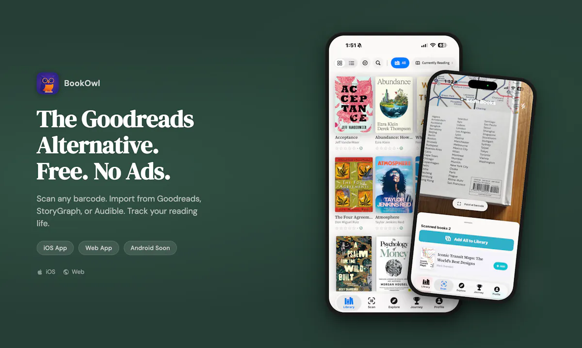 BookOwl: Reading Tracker